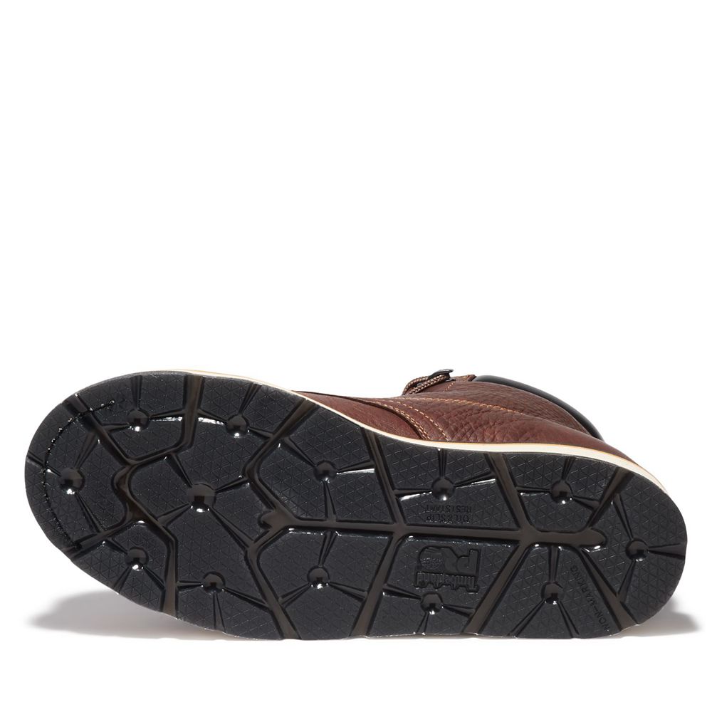 Botas de Trabajo Masculino - Timberland Pro® Gridworks 6\" Alloy Toe - JWLIB2085 - Marrom